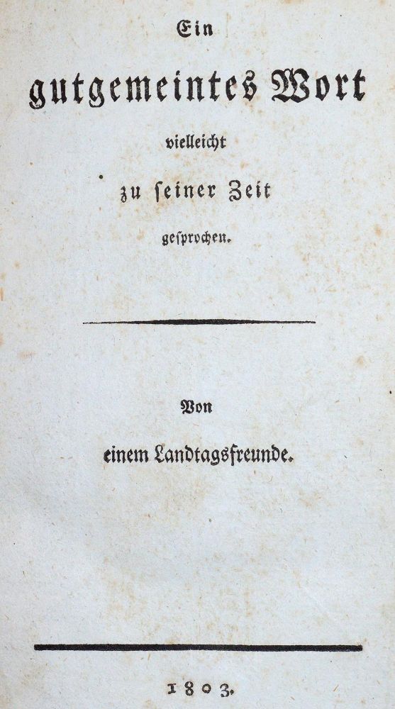 Große Abbildung Nr.1: 142-586 Gutgemeintes Wort, Ein,: (Jus der Bibliothek v. Prof. Thomas Würtenberger)