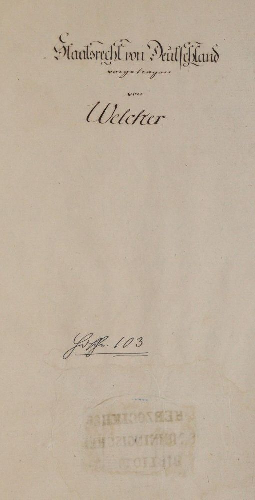 Große Abbildung Nr.1: 142-589 Sammlung: (Jus der Bibliothek v. Prof. Thomas Würtenberger, Handschriften)