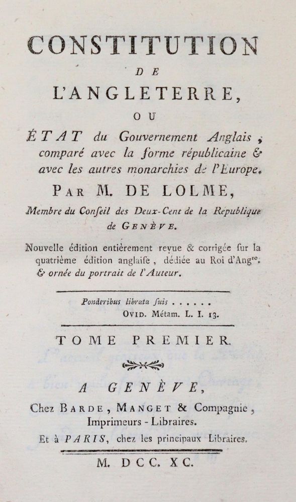 Große Abbildung Nr.1: 142-592 Helvetius,C.A.: (Jus der Bibliothek v. Prof. Thomas Würtenberger)