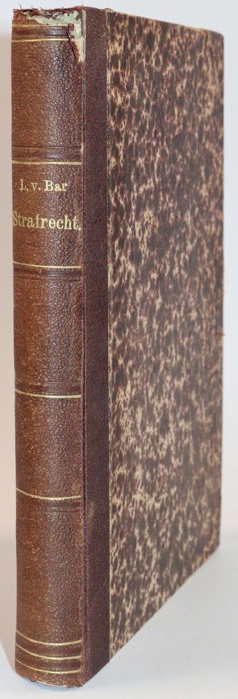 Große Abbildung Nr.2: 142-605 Bar,L.v.: (Jus der Bibliothek v. Prof. Thomas Würtenberger, Juridica und Kriminologie)