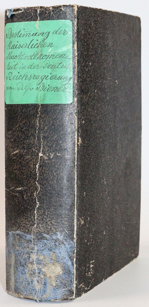 Große Abbildung Nr.2: 142-611 Biener,C.G.: (Jus der Bibliothek v. Prof. Thomas Würtenberger, Juridica und Kriminologie)