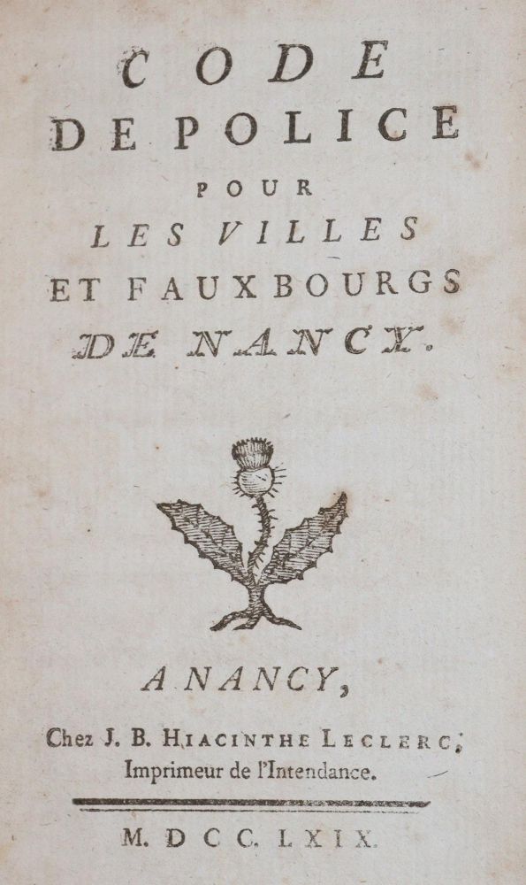 Große Abbildung Nr.1: 142-615 Code de police: (Jus der Bibliothek v. Prof. Thomas Würtenberger, Juridica und Kriminologie)