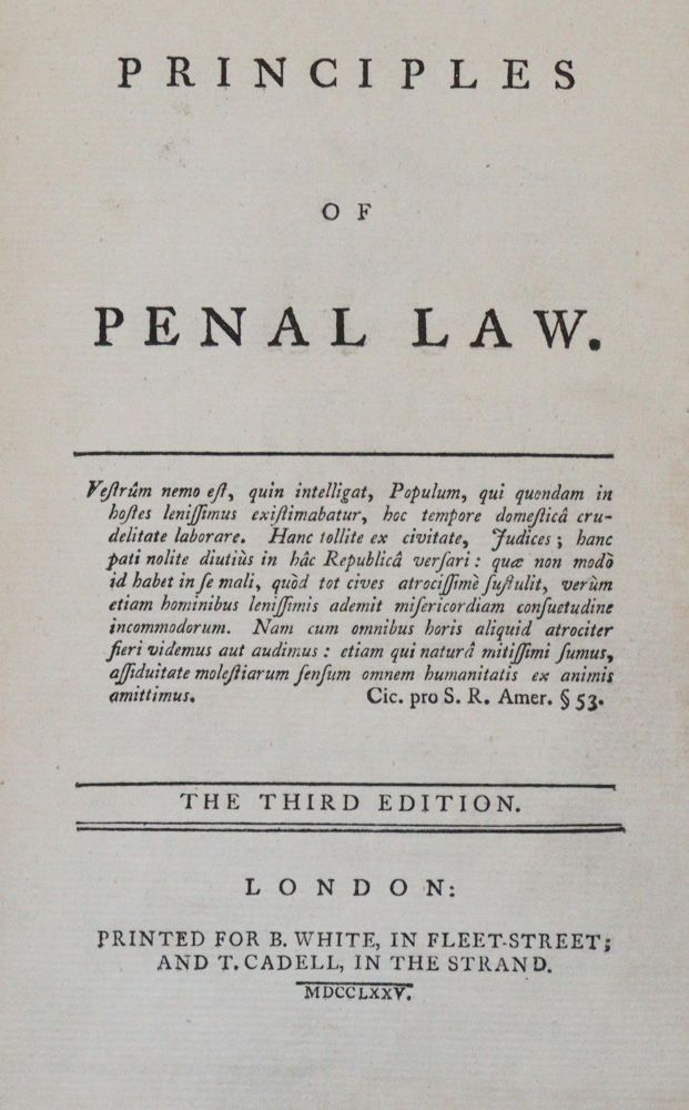 Große Abbildung Nr.1: 142-621 (Eden,W.).: (Jus der Bibliothek v. Prof. Thomas Würtenberger, Juridica und Kriminologie)
