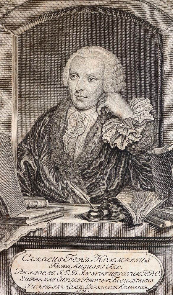 Große Abbildung Nr.2: 142-638 Hommel,C.F.: (Jus der Bibliothek v. Prof. Thomas Würtenberger, Juridica und Kriminologie)