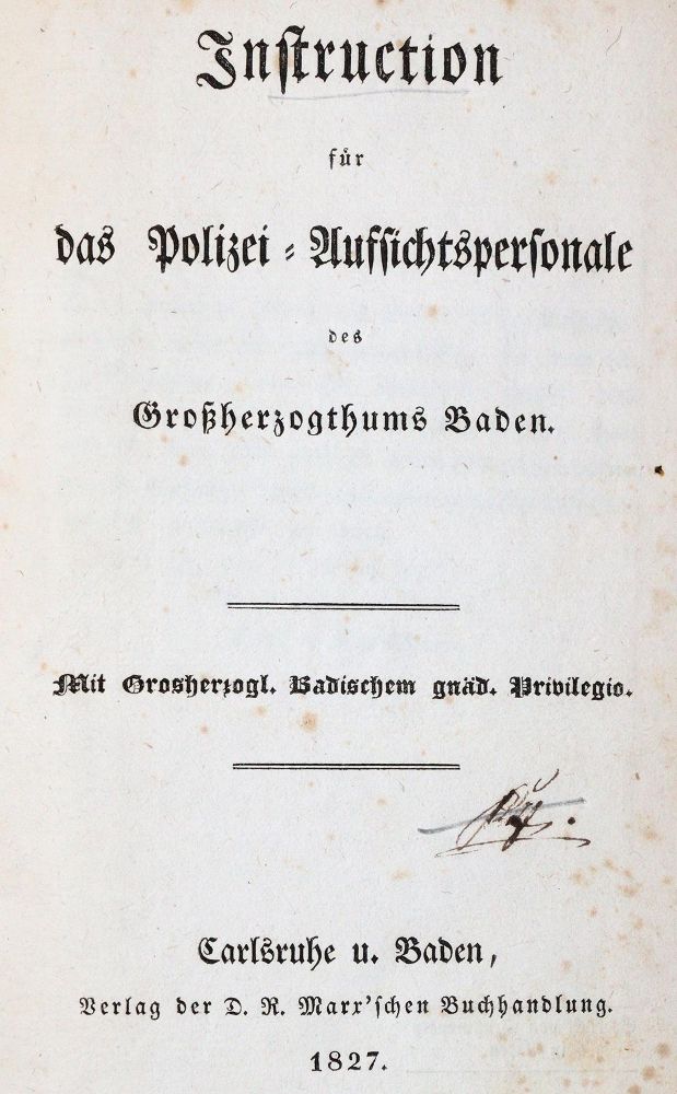 Große Abbildung Nr.1: 142-639 Instruction: (Jus der Bibliothek v. Prof. Thomas Würtenberger, Juridica und Kriminologie)