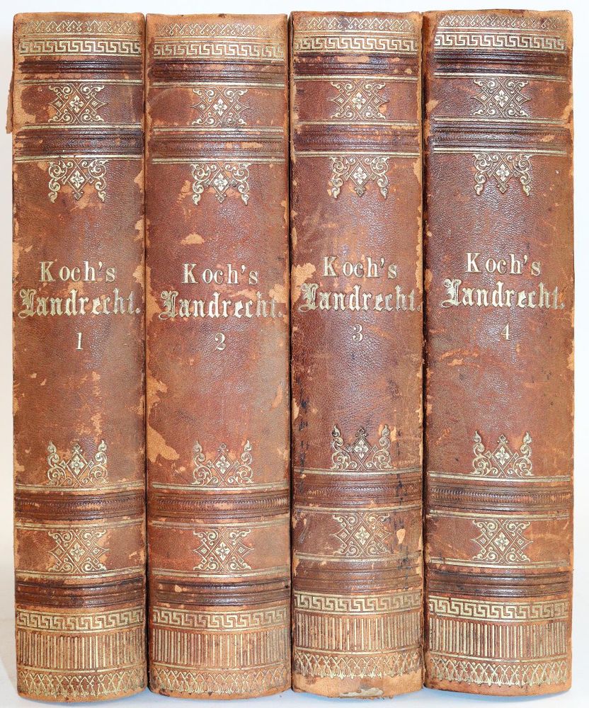 Große Abbildung Nr.2: 142-645 Koch,C.F.: (Jus der Bibliothek v. Prof. Thomas Würtenberger, Juridica und Kriminologie)