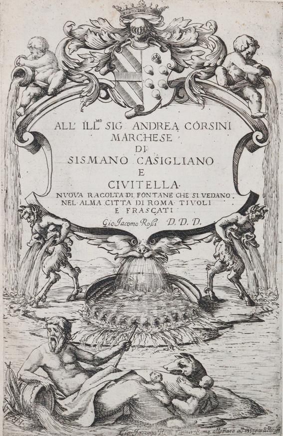 Große Abbildung Nr.1: 142-66 (Maggi,J.).: (Brunnen, Rom)