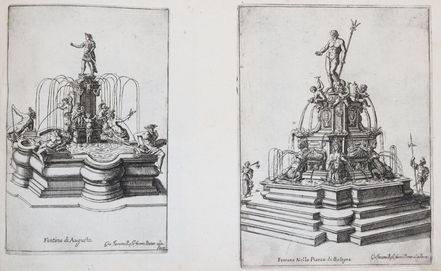 Große Abbildung Nr.6: 142-66 (Maggi,J.).: (Brunnen, Rom)