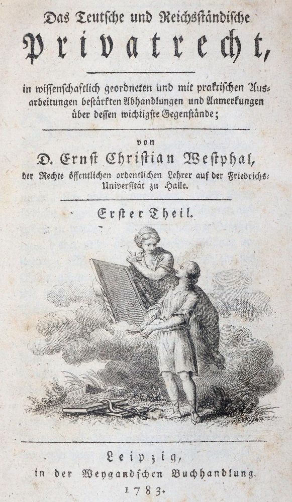 Große Abbildung Nr.1: 142-668 Westphal,E.C.: (Jus der Bibliothek v. Prof. Thomas Würtenberger, Juridica und Kriminologie)