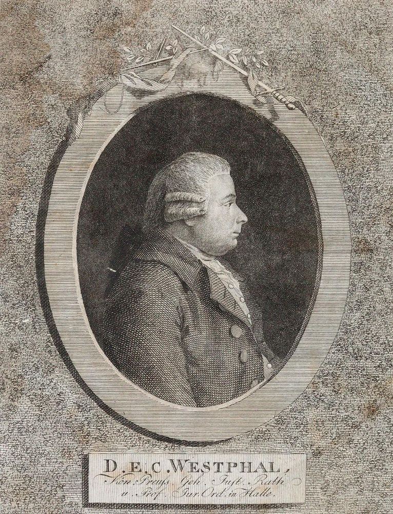 Große Abbildung Nr.2: 142-669 Westphal,E.C.: (Jus der Bibliothek v. Prof. Thomas Würtenberger, Juridica und Kriminologie)