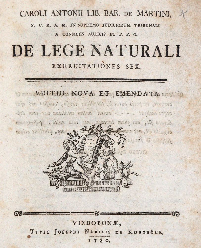 Große Abbildung Nr.1: 142-677 Martini,K.A.v.: (Jus der Bibliothek v. Prof. Thomas Würtenberger)