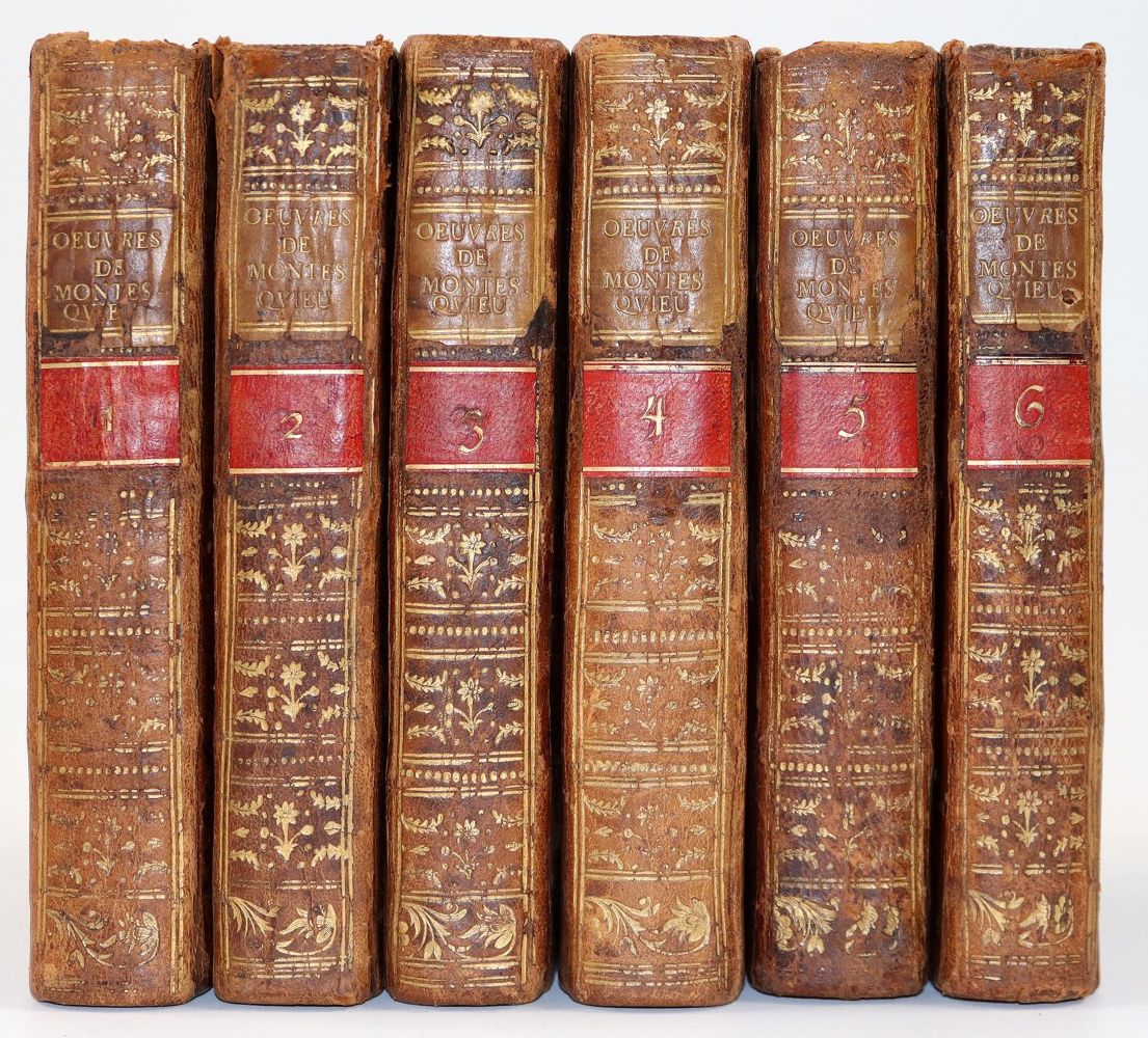 Große Abbildung Nr.2: 142-685 Montesquieu,C.L. de Secondat.: (Jus der Bibliothek v. Prof. Thomas Würtenberger)