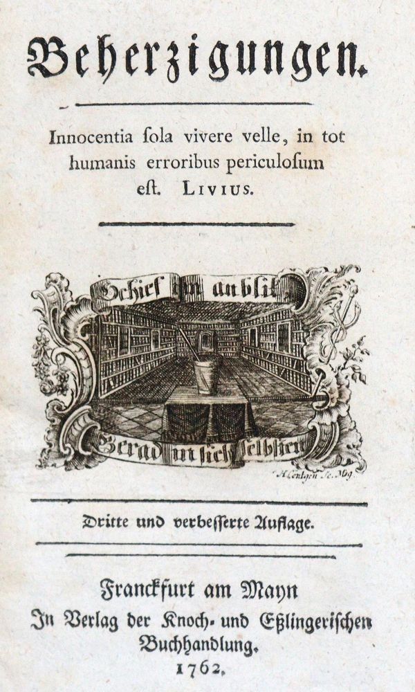 Große Abbildung Nr.1: 142-690 (Moser,K.F.v.).: (Jus der Bibliothek v. Prof. Thomas Würtenberger)