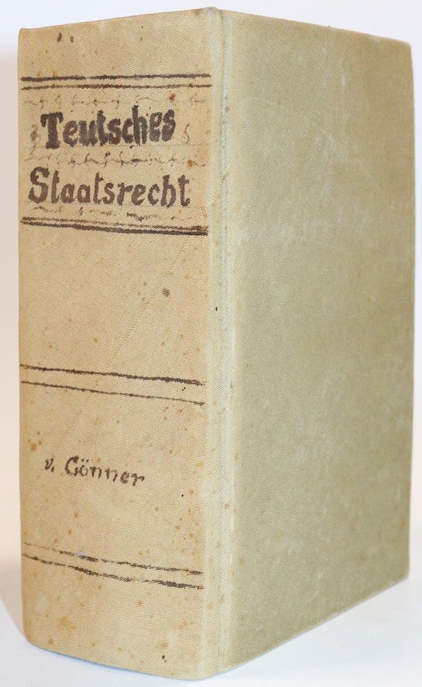 Große Abbildung Nr.2: 142-705 Gönner,N.T.: (Jus der Bibliothek v. Prof. Thomas Würtenberger, Politik und Staatswissenschaften)