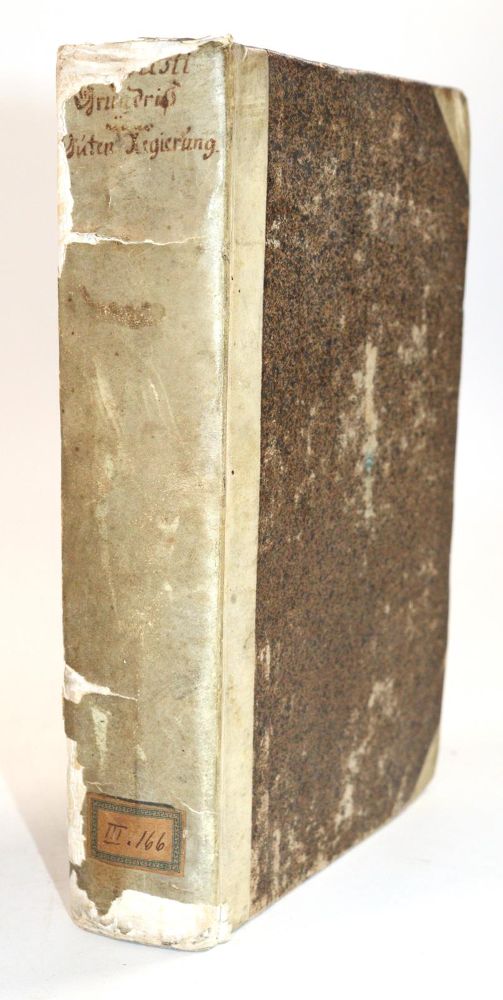 Große Abbildung Nr.2: 142-708 Justi,J.H.G.v.: (Jus der Bibliothek v. Prof. Thomas Würtenberger, Politik und Staatswissenschaften)