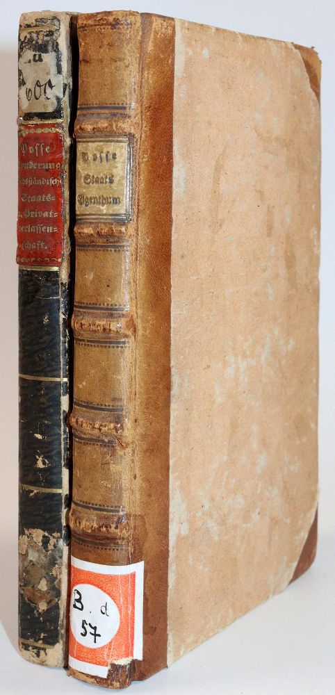Große Abbildung Nr.2: 142-722 Posse,A.F.H.: (Jus der Bibliothek v. Prof. Thomas Würtenberger, Politik und Staatswissenschaften)
