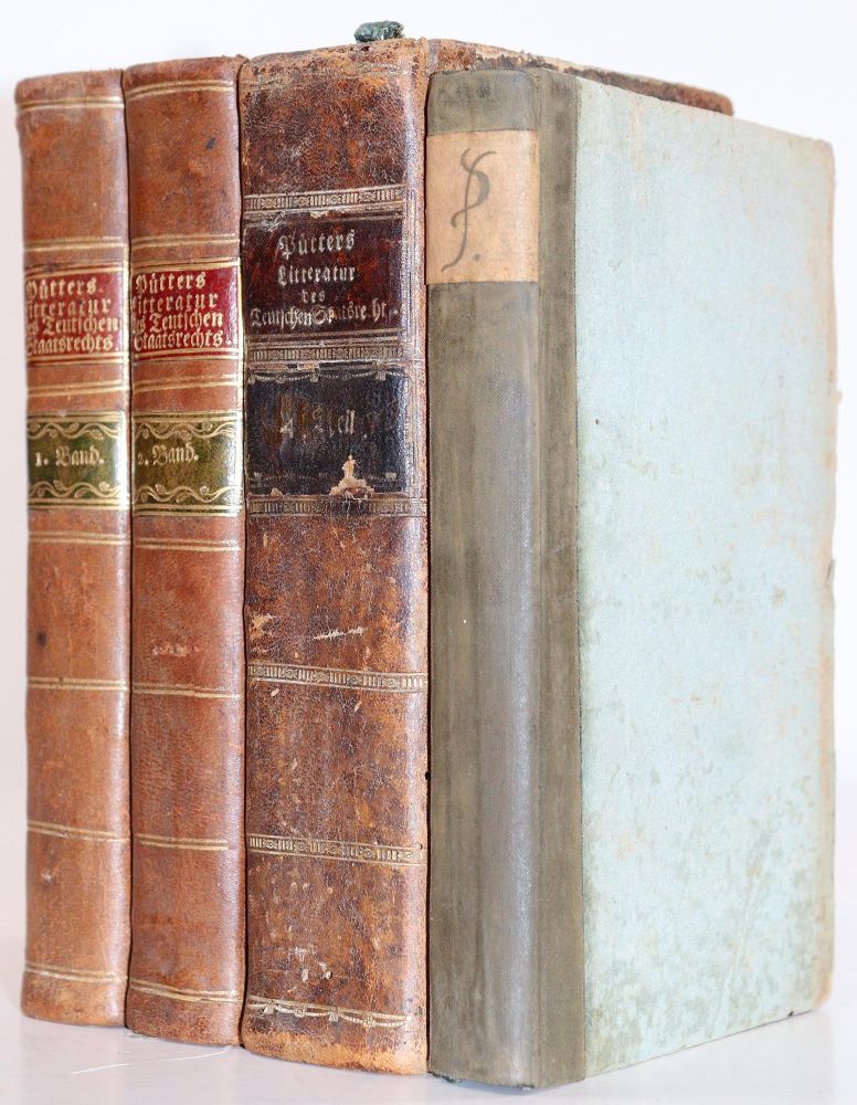 Große Abbildung Nr.2: 142-725 Pütter,J.S.: (Jus der Bibliothek v. Prof. Thomas Würtenberger, Politik und Staatswissenschaften)