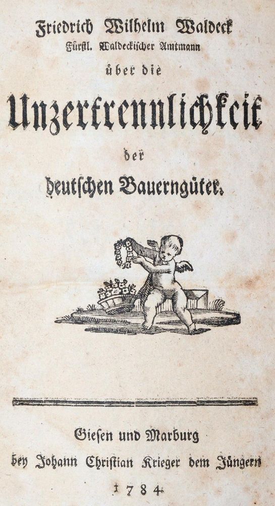 Große Abbildung Nr.1: 142-757 Waldeck,F.W.: (Jus der Bibliothek v. Prof. Thomas Würtenberger)