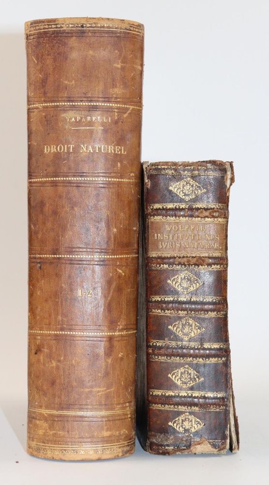 Große Abbildung Nr.2: 142-763 Wolff,C.v.: (Jus der Bibliothek v. Prof. Thomas Würtenberger)