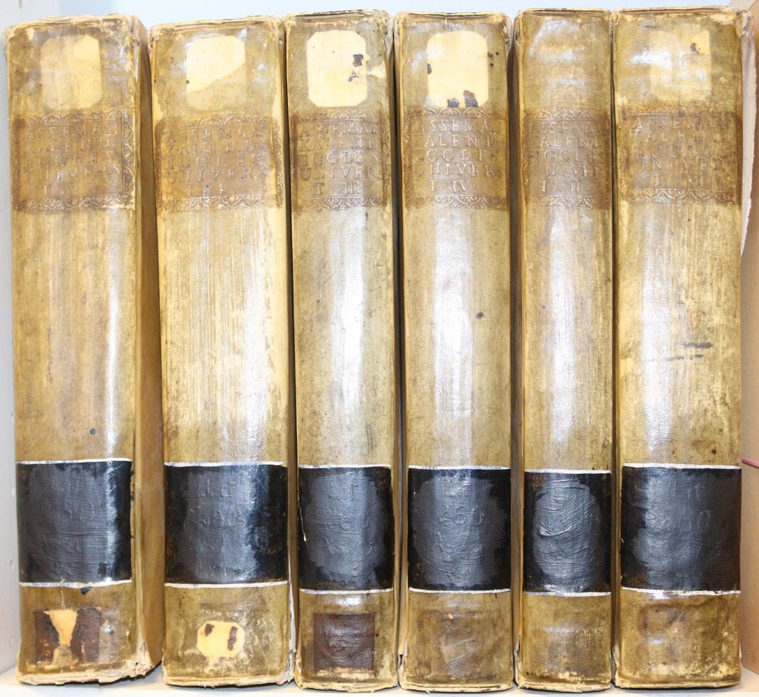 Große Abbildung Nr.2: 142-8 Assemann,J.S.: (Alte Drucke, Handschriften und Theologie)