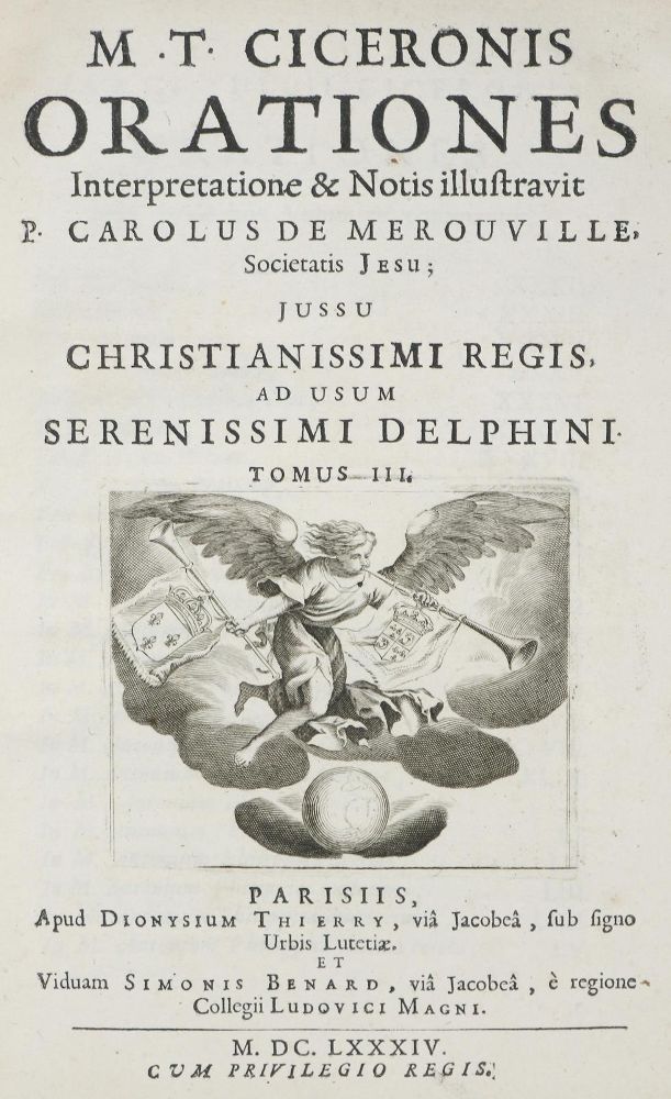 Große Abbildung Nr.1: 142-81 Cicero, M. T.: (Alte Drucke, Handschriften und Theologie)
