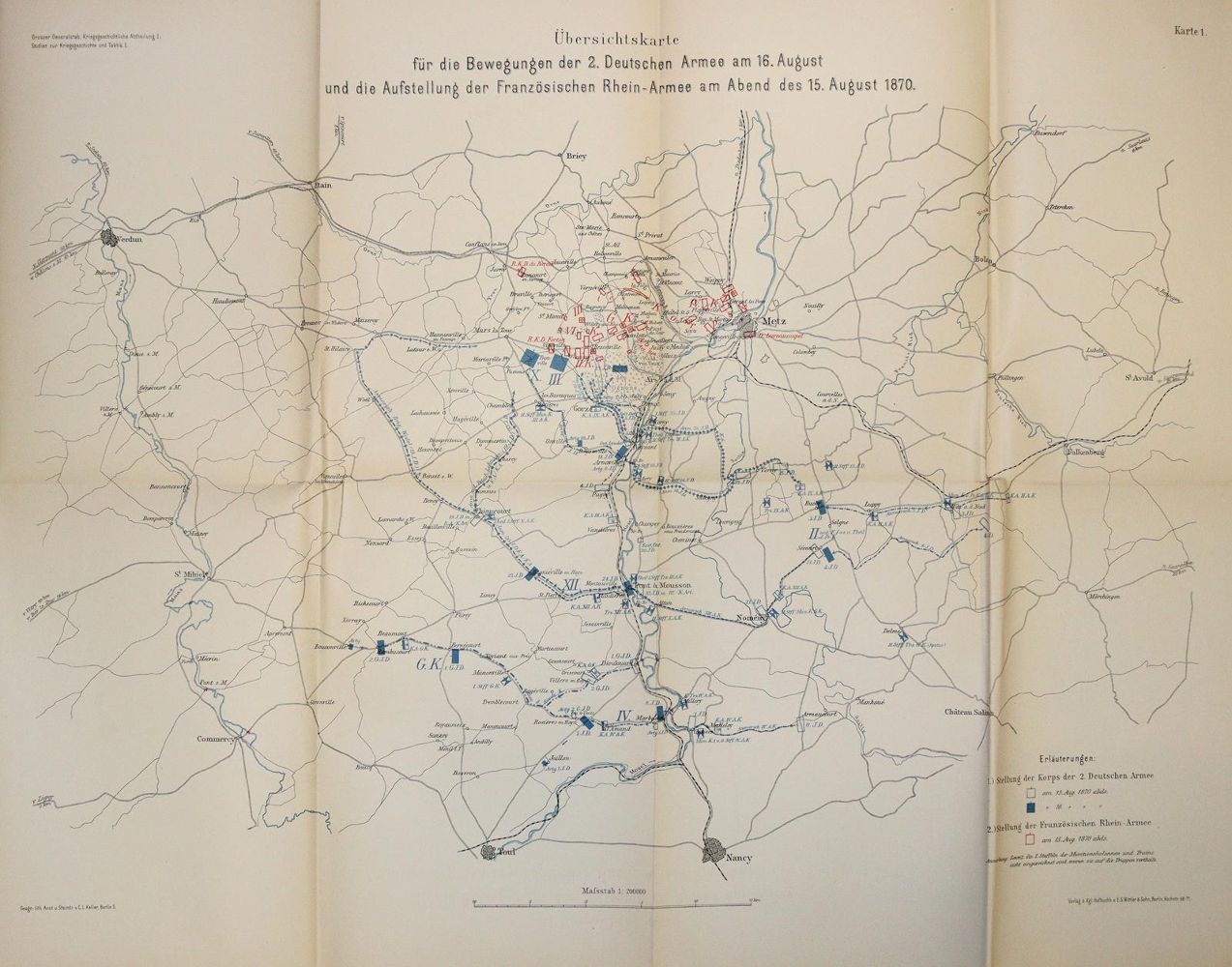 Große Abbildung Nr.3: 142-828 Studien zur Kriegsgeschichte und Taktik.: (Militaria)
