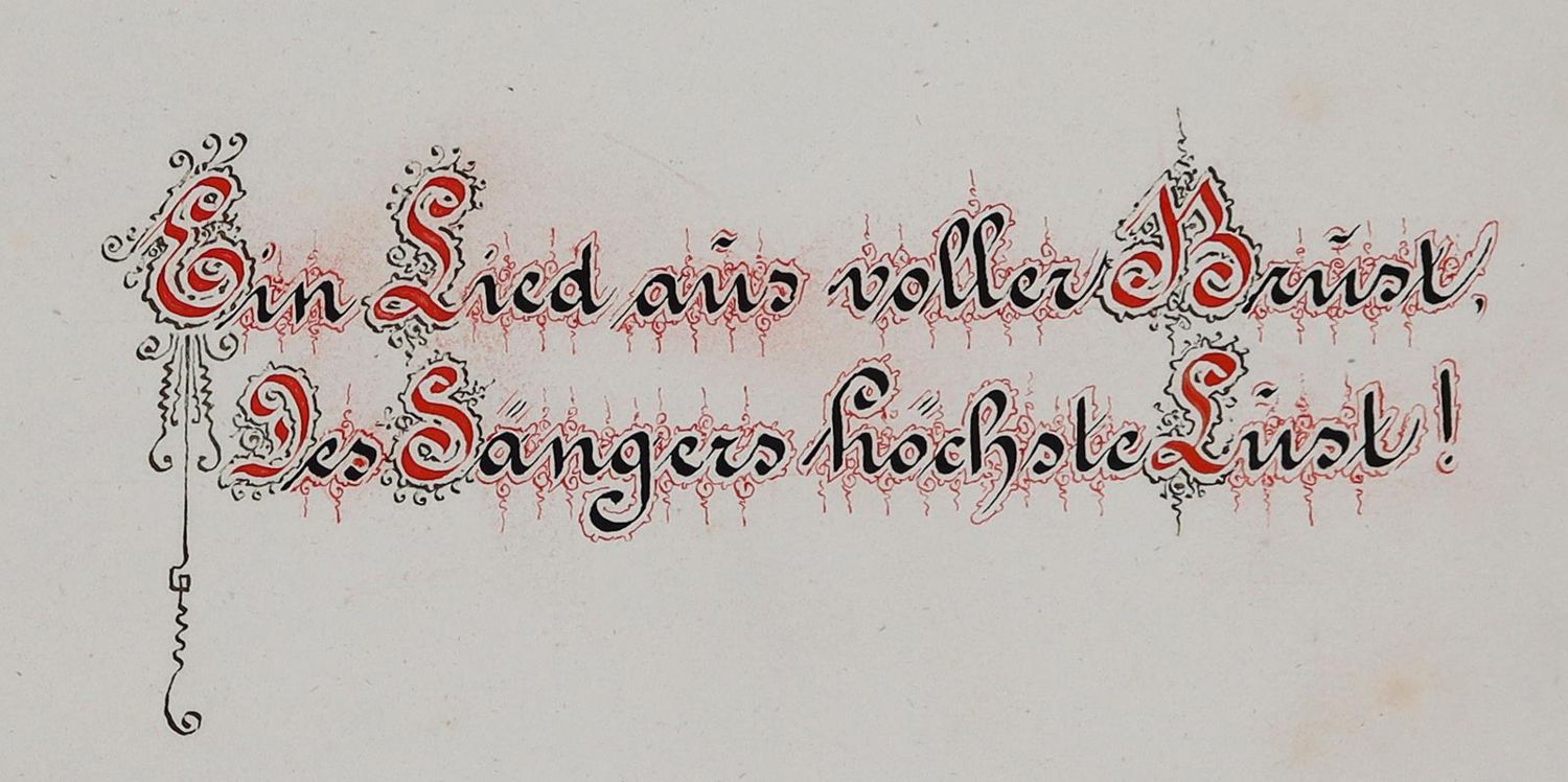 Große Abbildung Nr.2: 142-862 Währinger Liedertafel.: (Musik, Handschriften)