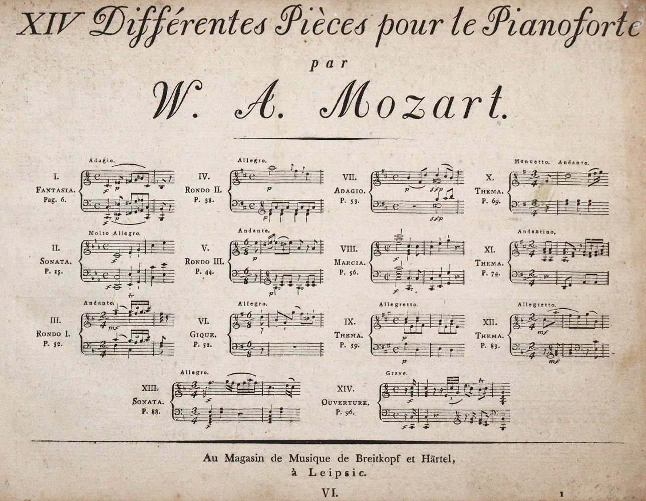Große Abbildung Nr.1: 142-873 Mozart,W.A.: (Musik)