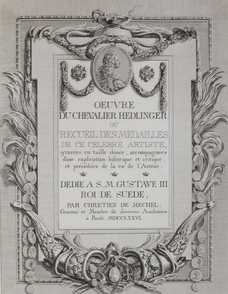 Große Abbildung Nr.2: 142-906 Mechel,C.de.: (Numismatik u. Siegelkunde, Medaillen)