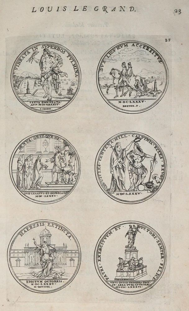 Große Abbildung Nr.5: 142-907 Menestrier,C.F.: (Numismatik u. Siegelkunde)
