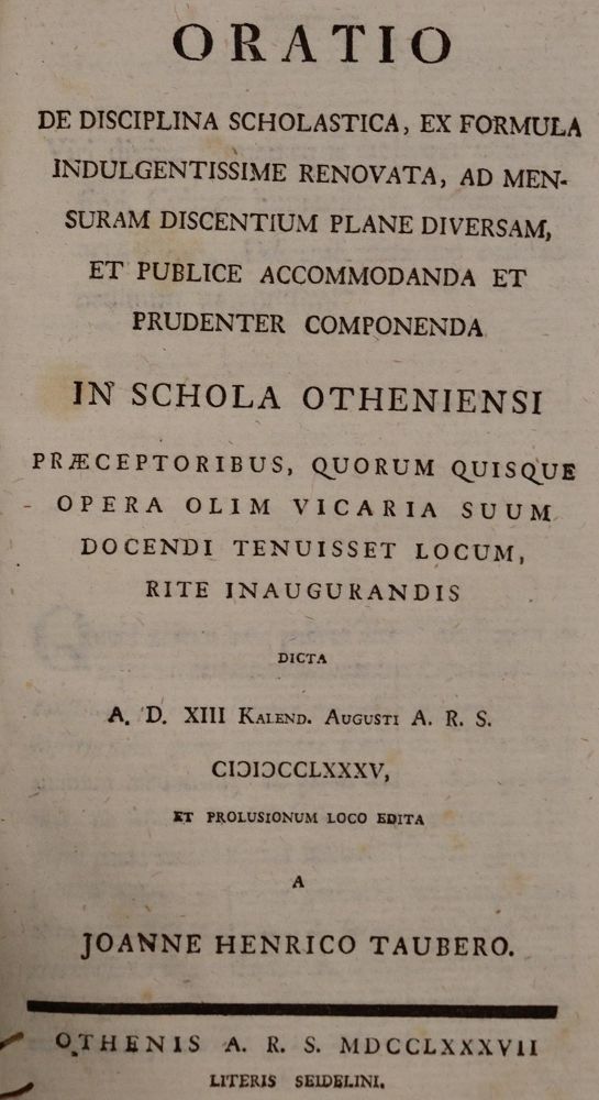Große Abbildung Nr.1: 142-941 Tauber,J.H.: (Studentika und Hochschulen)