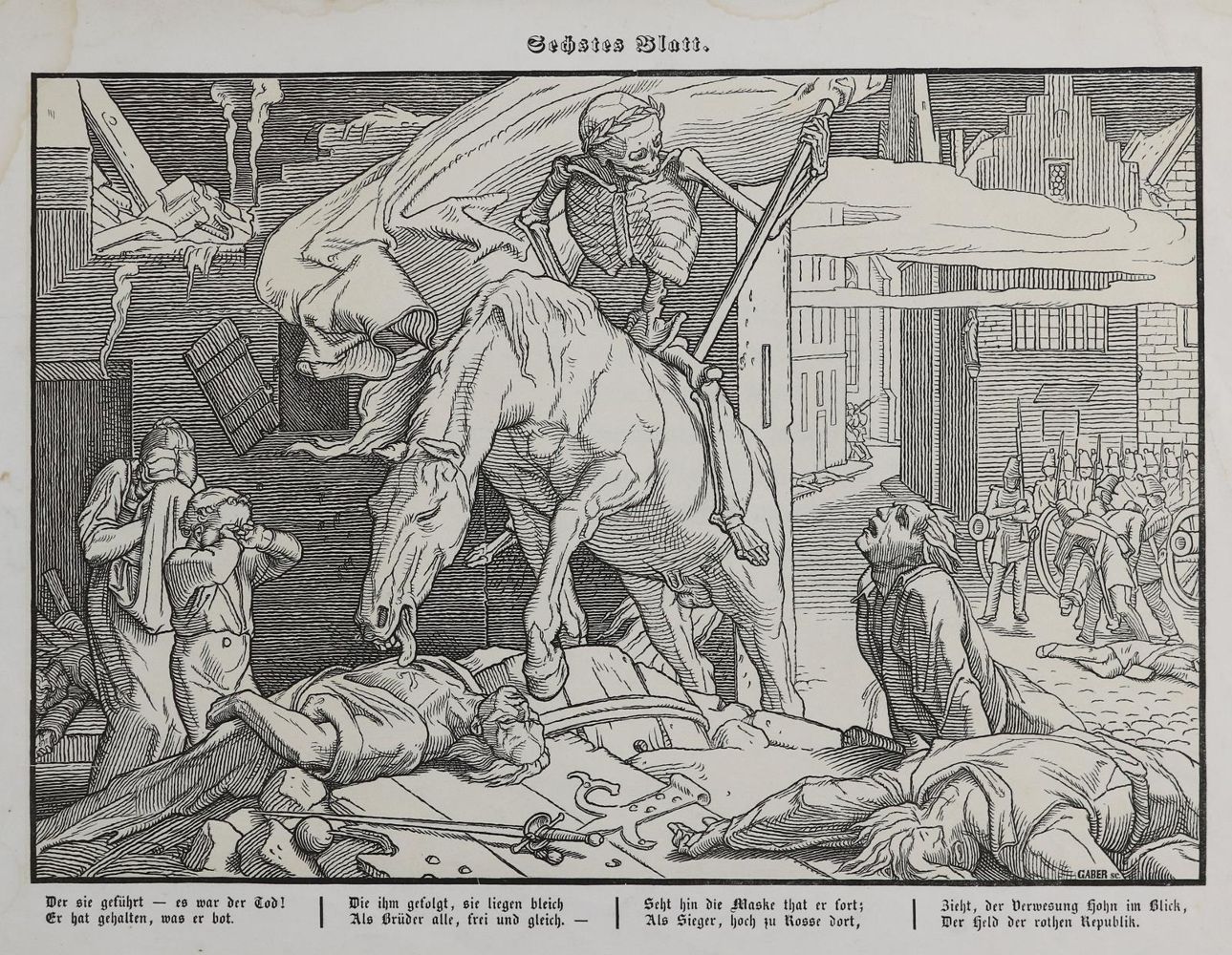 Große Abbildung Nr.3: 142-942 Rethel,A.: (Totentanz)