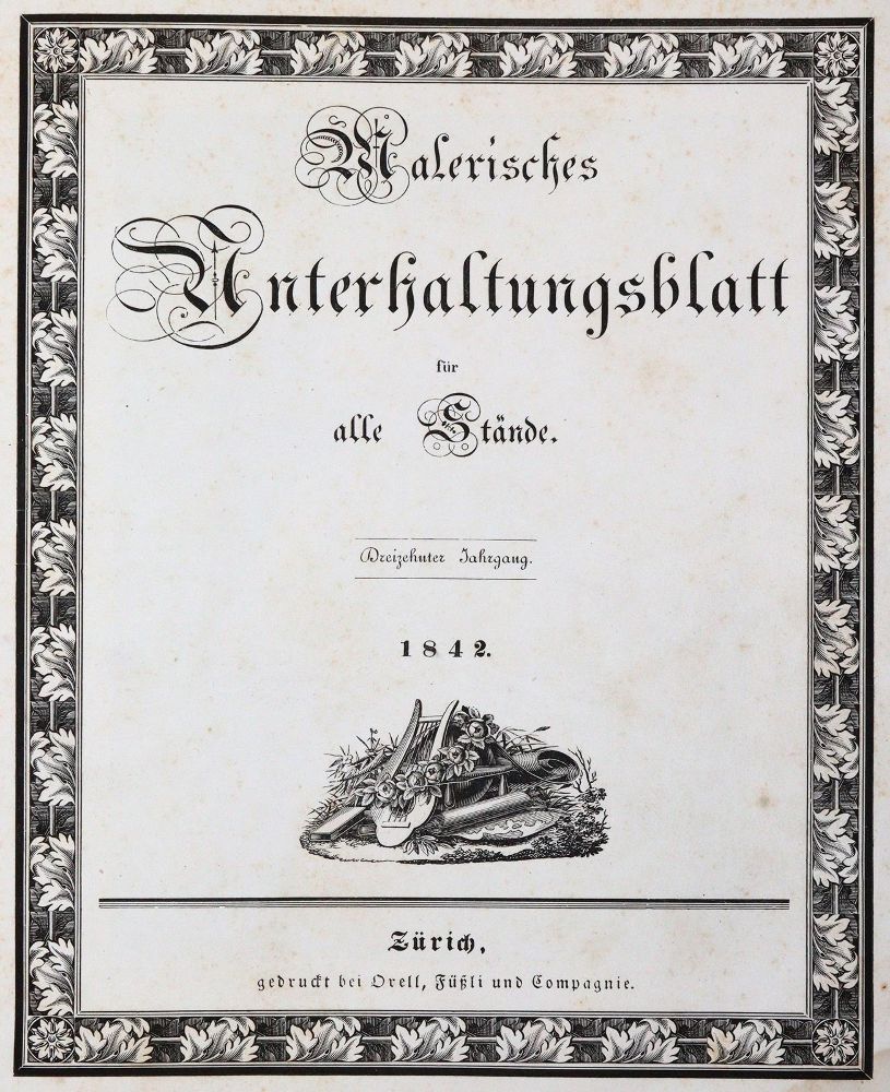 Große Abbildung Nr.1: 142-950 Malerisches Unterhaltungsblatt: (Zeitschriften und Zeitungen)