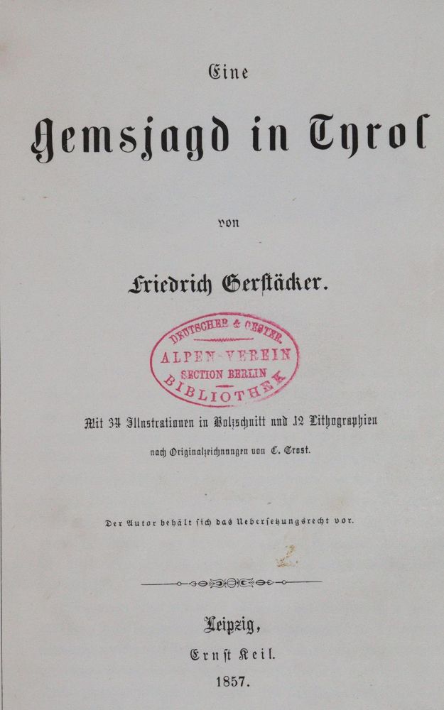 Große Abbildung Nr.1: 142-959 Gerstäcker,F.: (Jagd)