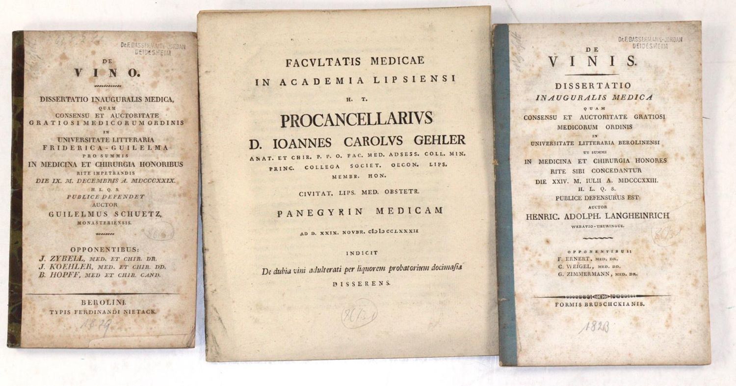 Große Abbildung Nr.2: 142-970 Dissertationen: (Küche und Haushalt, Getränke, Wein und Weinbau)