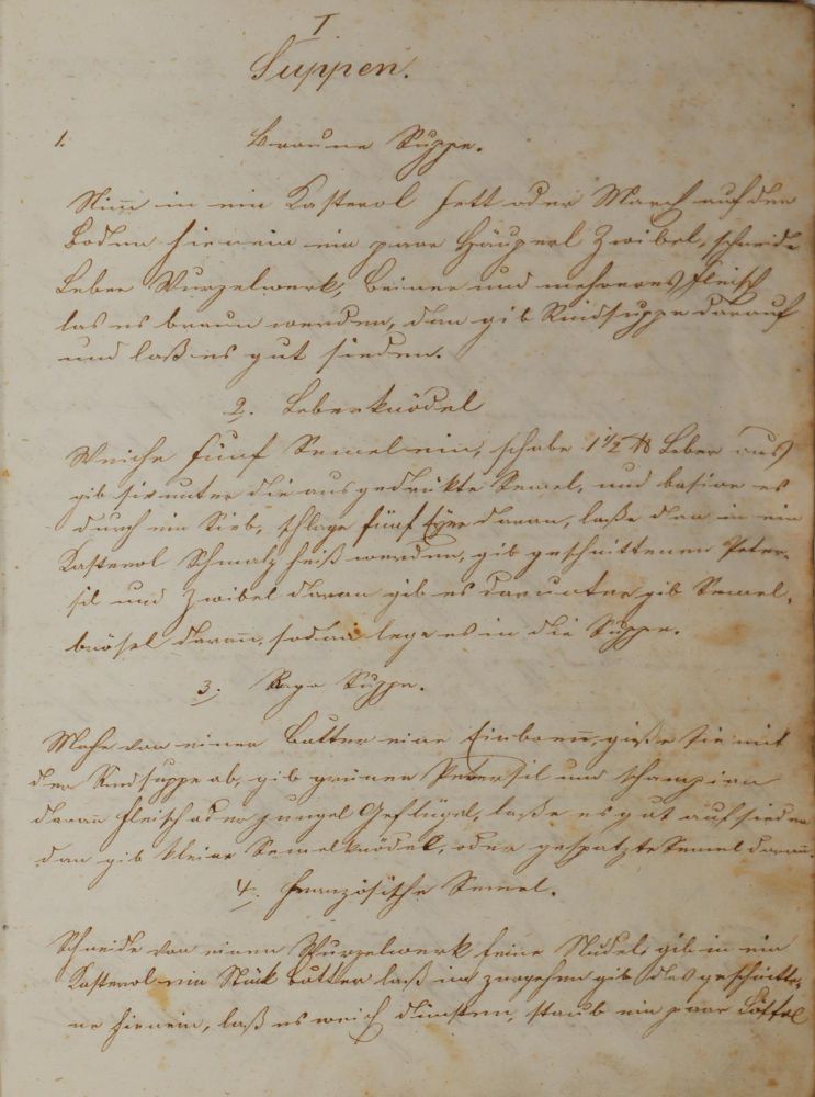 Große Abbildung Nr.1: 142-977 Koch-Buch: (Küche und Haushalt, Kochbücher, Handschriften)