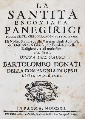 Bild Nr.1: 142-101 Donati,B.: (Alte Drucke, Handschriften und Theologie)