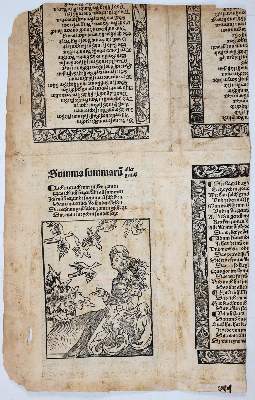 Bild Nr.1: 142-104 Einbandmakulatur.: (Alte Drucke, Handschriften und Theologie)