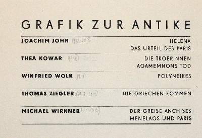 Bild Nr.5: 142-1053 Grafik zur Antike.: (Kunstwissenschaft)