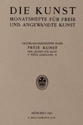 Bild Nr.1: 142-1059 Kunst, Die.: (Kunstwissenschaft)