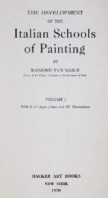 Bild Nr.3: 142-1070 Marle, Raimond van:: (Kunstwissenschaft)