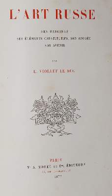 Bild Nr.1: 142-1092 Viollet le Duc,E.: (Russland)