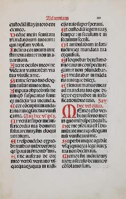 Bild Nr.4: 142-110 Einzelblätter.: (Alte Drucke, Handschriften und Theologie)
