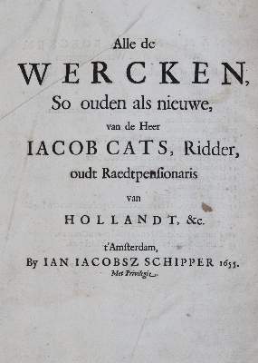 Bild Nr.1: 142-111 Cats,J.: (Emblemata)