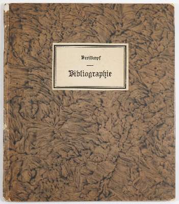 Bild Nr.2: 142-1115 Breitkopf,J.G.I.: (Bibliographie und Buchwesen)