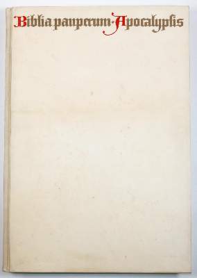 Bild Nr.1: 142-1142 Biblia Pauperum Apocalypsis.: (Faksimile)