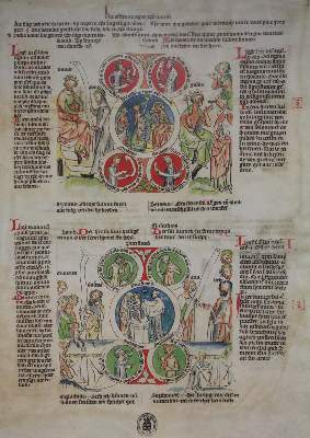 Bild Nr.2: 142-1143 Biblia Pauperum Apocalypsis.: (Faksimile)