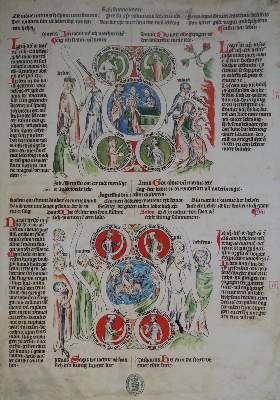 Bild Nr.3: 142-1143 Biblia Pauperum Apocalypsis.: (Faksimile)