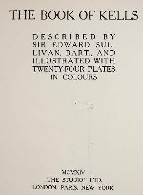 Bild Nr.1: 142-1147 Book of Kells, The.: (Faksimile)