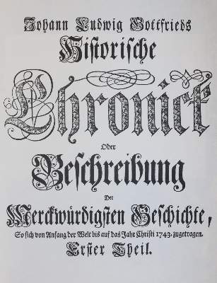 Bild Nr.1: 142-1168 Gottfried,J.L.: (Faksimile)